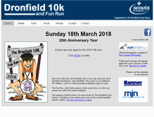 Tablet Screenshot of 7thdronfield10k.org.uk